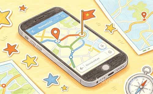һ��ũ����񵼺���·���ҿ���GPS��ͼ��ע��Ϊ��֪������